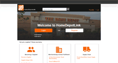 Desktop Screenshot of homedepotlink.homedepot.com